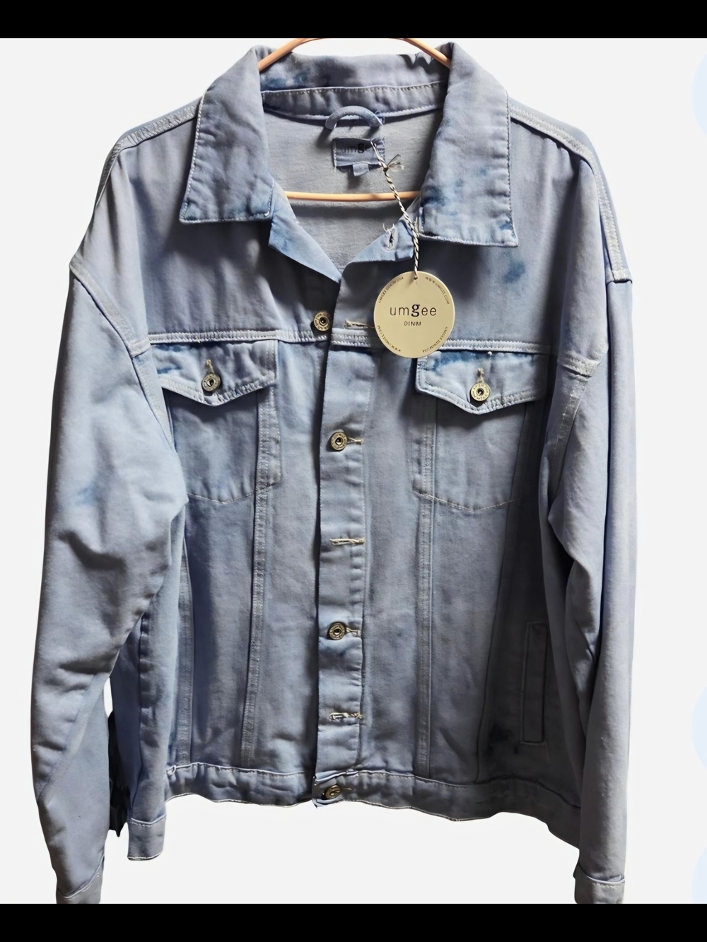 Umgee Faded Light Blue Denim Jacket